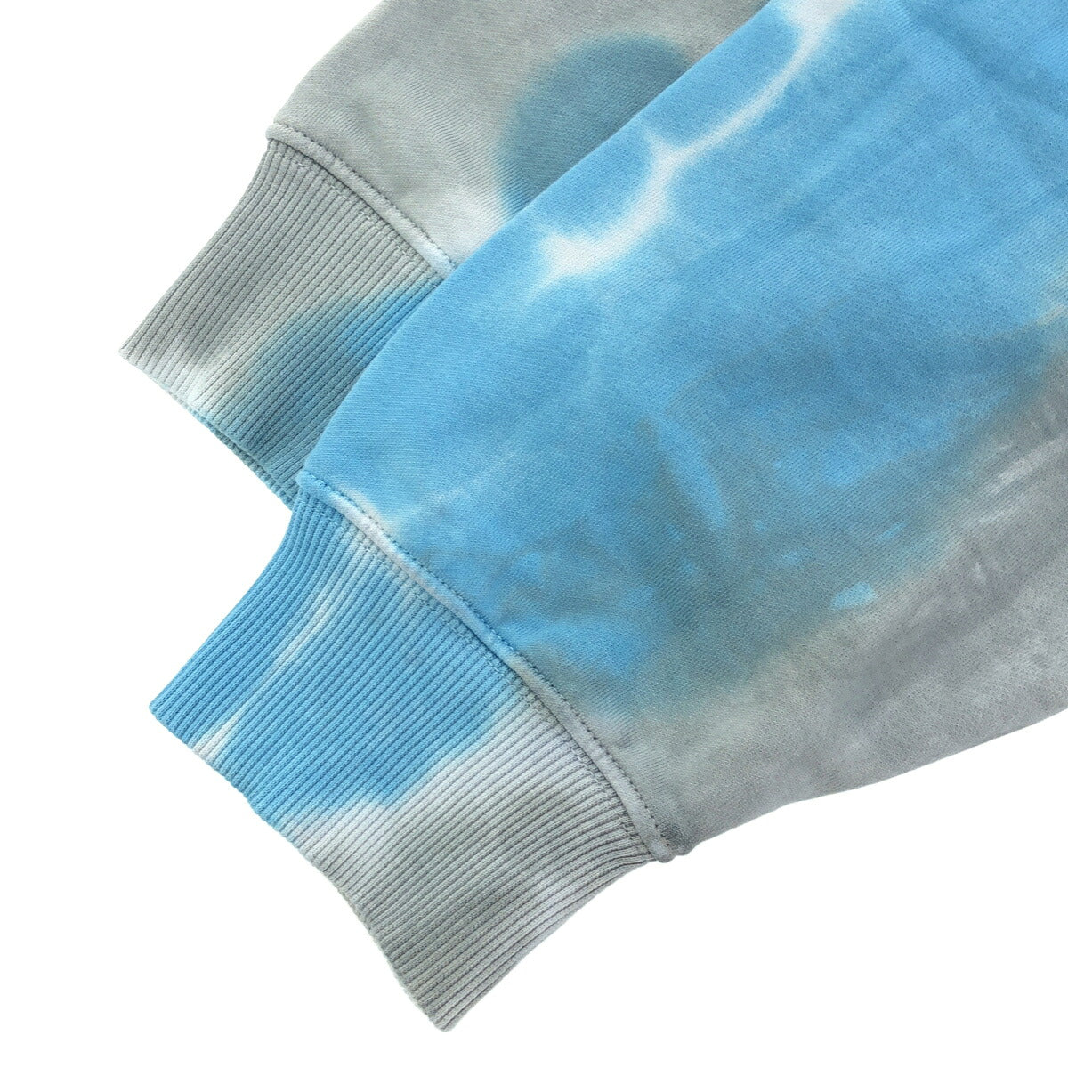 DIESEL Blue Gray Tie-Dye Sweatshirt Size L