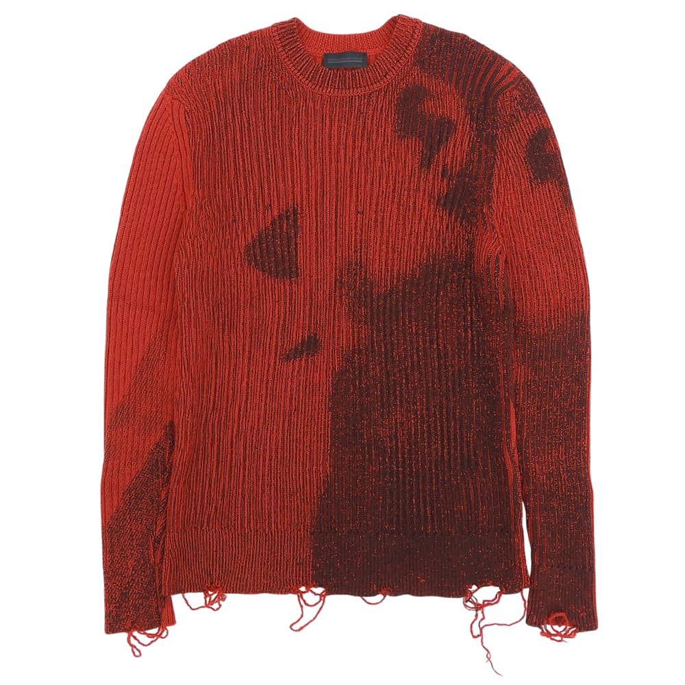DIESEL BlackGold K-GANDERT Knit Red/Black Size XXL