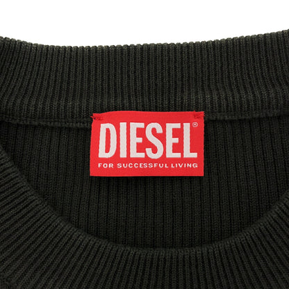 DIESEL K-DARIN Oval D Ribbed Beige/Gray Size XL