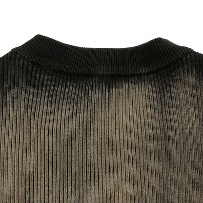 DIESEL K-DARIN Oval D Ribbed Beige/Gray Size XL
