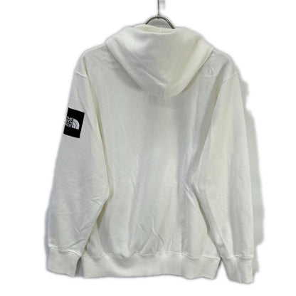 THE NORTH FACE Square Logo Full Zip Hoodie White Size M