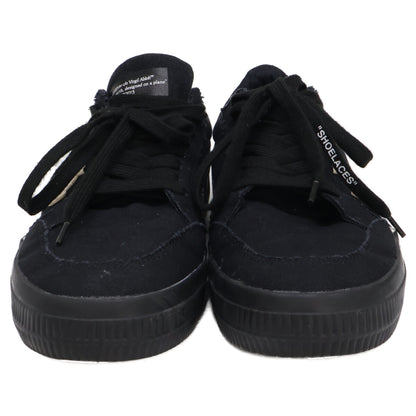 OFF-WHITE Low Vulcanized Canvas Sneakers Black Size EU 41