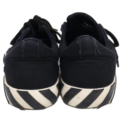 OFF-WHITE Low Vulcanized Canvas Sneakers Black Size EU 41