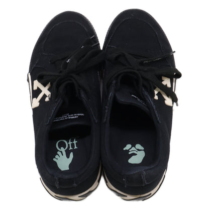 OFF-WHITE Low Vulcanized Canvas Sneakers Black Size EU 41