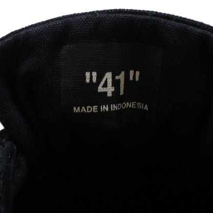 OFF-WHITE Low Vulcanized Canvas Sneakers Black Size EU 41