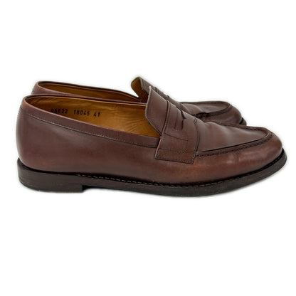 JALAN SRIWIJAYA Leather Coin Loafers Brown Size EU 41