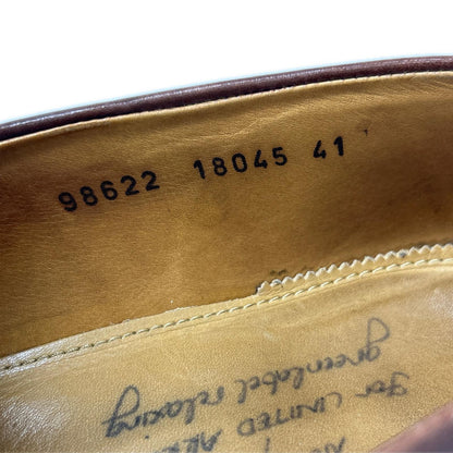 JALAN SRIWIJAYA Leather Coin Loafers Brown Size EU 41