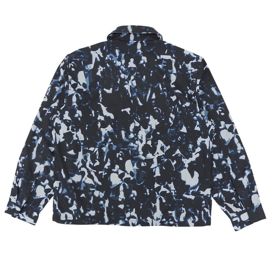 Lacoste All-Over Technical Zip Jacket Blue/Black Size M