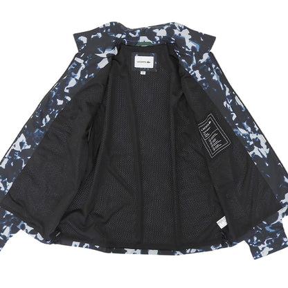 Lacoste All-Over Technical Zip Jacket Blue/Black Size M