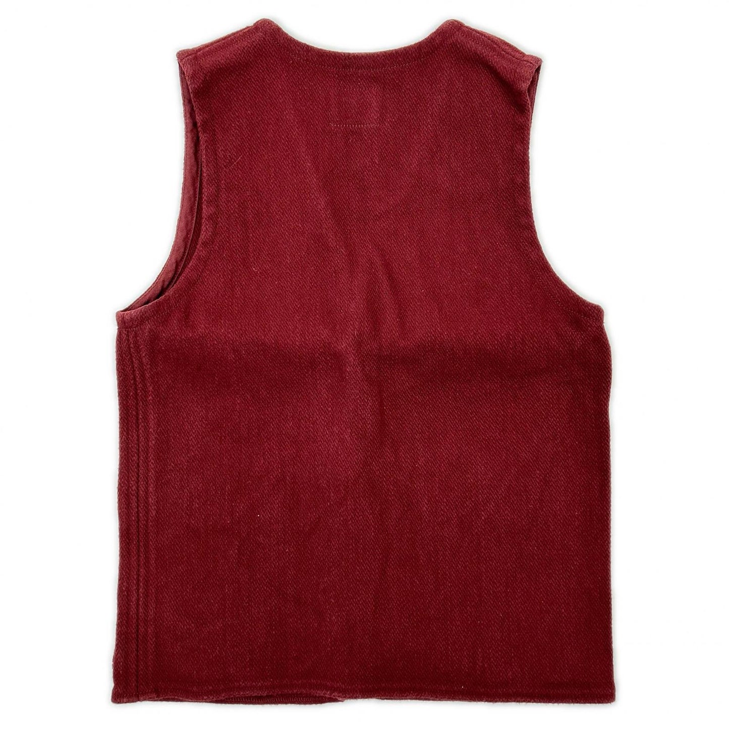 COOTIE Concho Button Baja Vest Red Cotton Size S