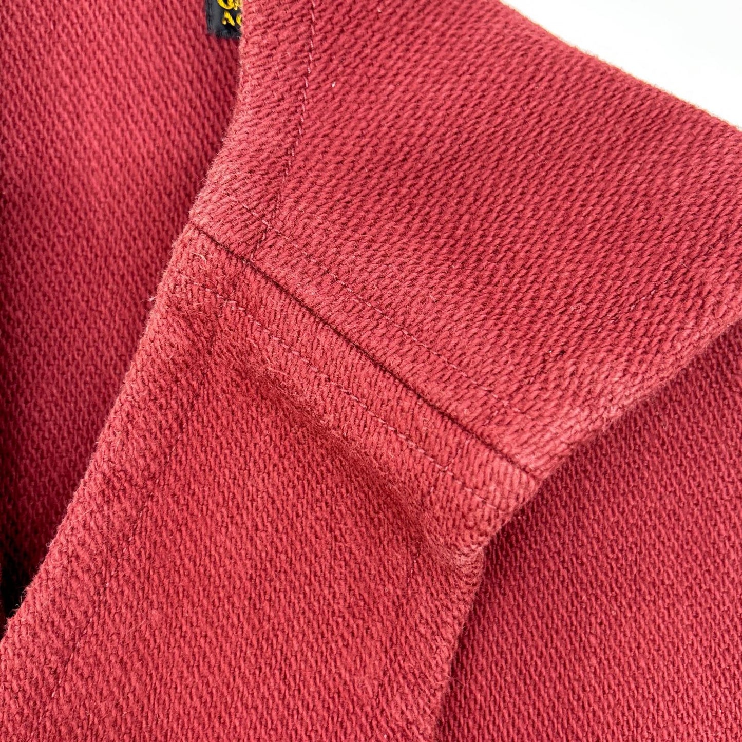 COOTIE Concho Button Baja Vest Red Cotton Size S