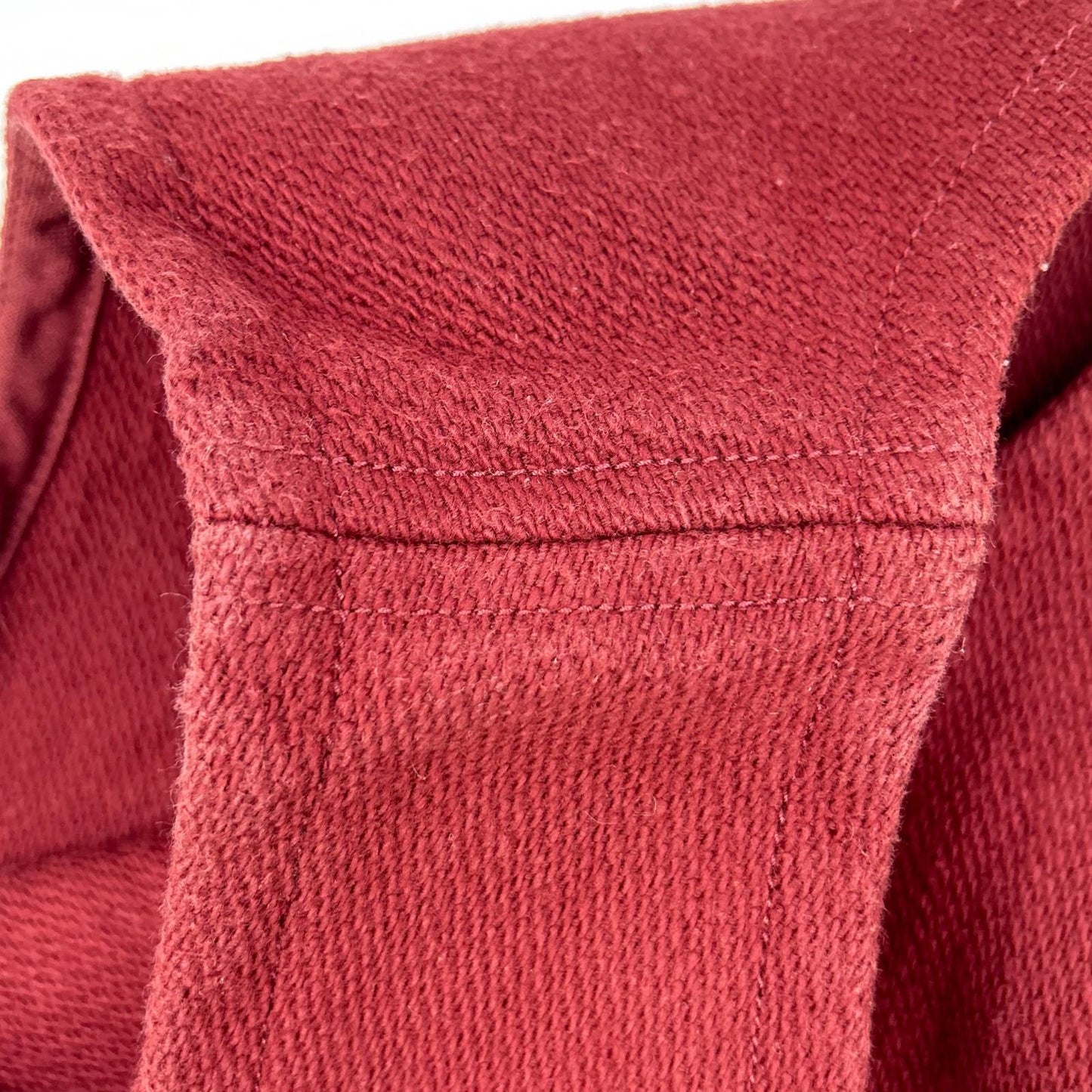 COOTIE Concho Button Baja Vest Red Cotton Size S