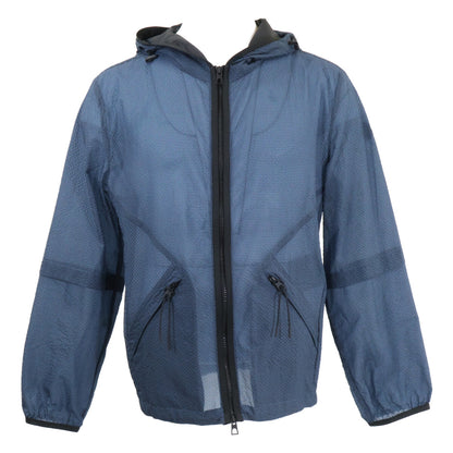 MONCLER SIDUS Nylon Hooded Jacket Navy Size 0