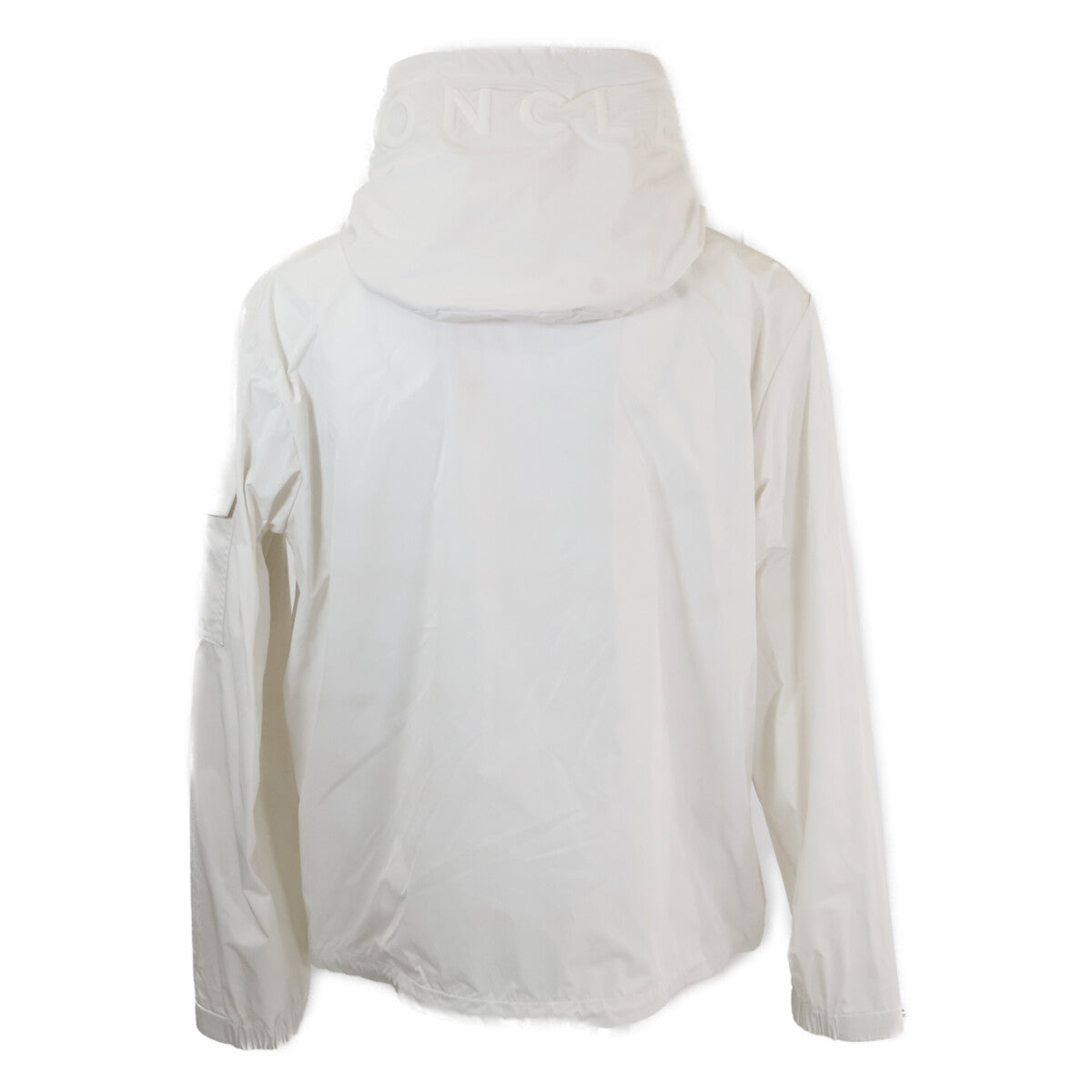 MONCLER Sassiere Hooded Zip-Up Nylon Jacket White Size 1