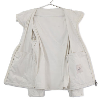 MONCLER Sassiere Hooded Zip-Up Nylon Jacket White Size 1