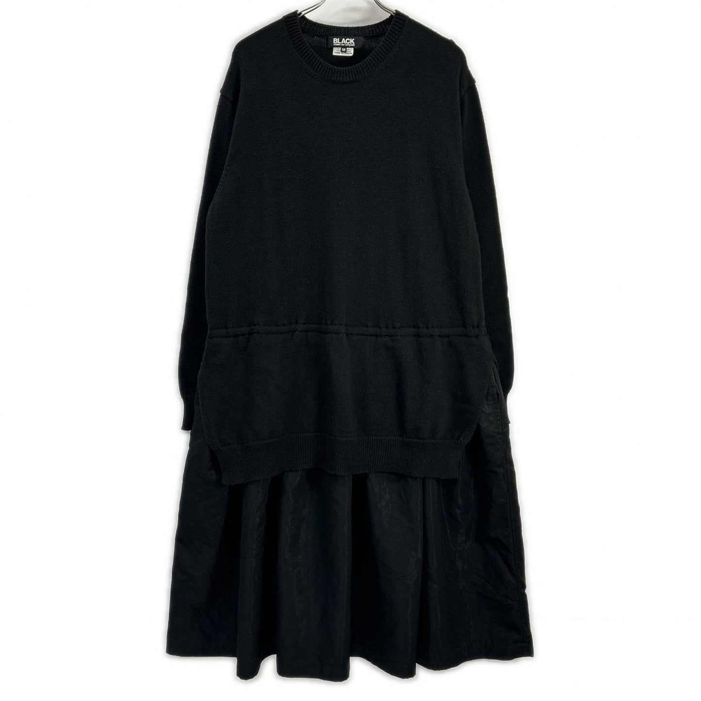 BLACKCOMMEdesGARCONS 21AW Paneled Knit Dress Black Size M