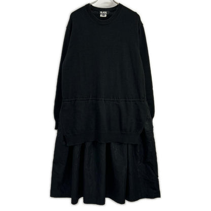 BLACKCOMMEdesGARCONS 21AW Paneled Knit Dress Black Size M