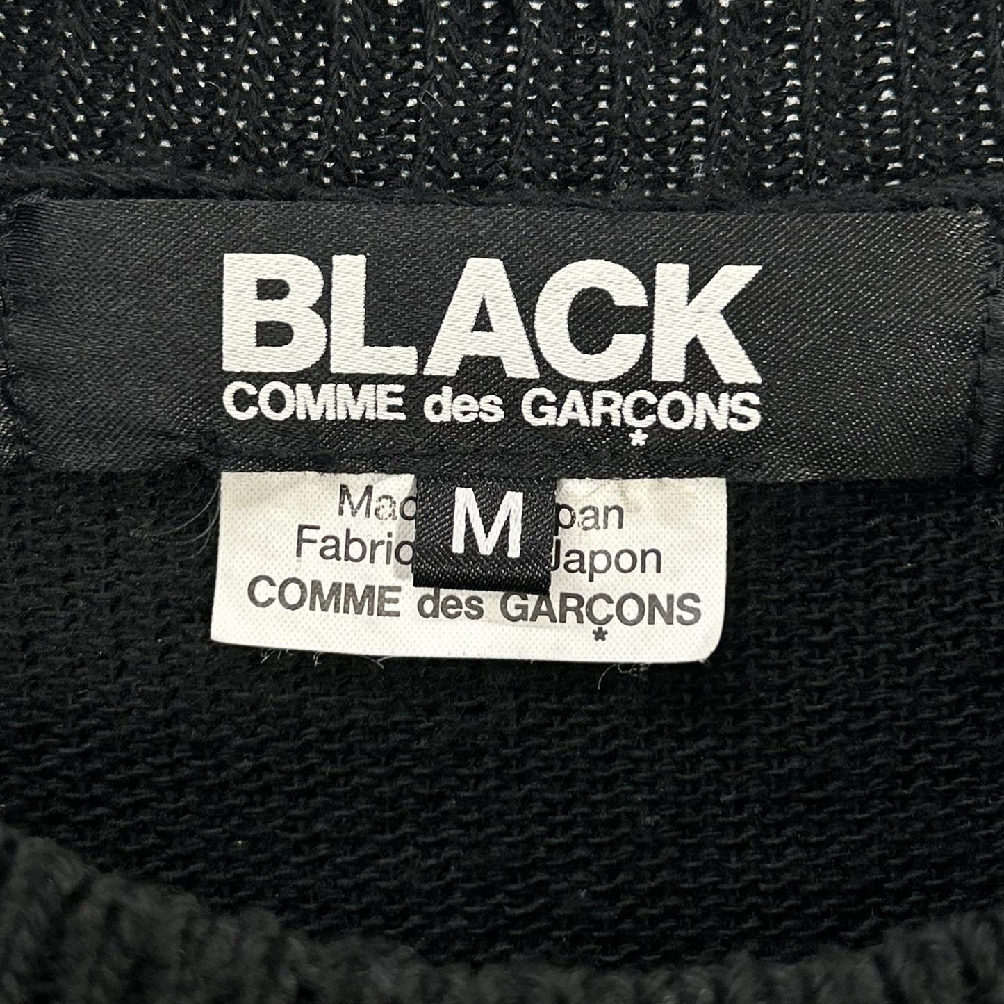 BLACKCOMMEdesGARCONS 21AW Paneled Knit Dress Black Size M