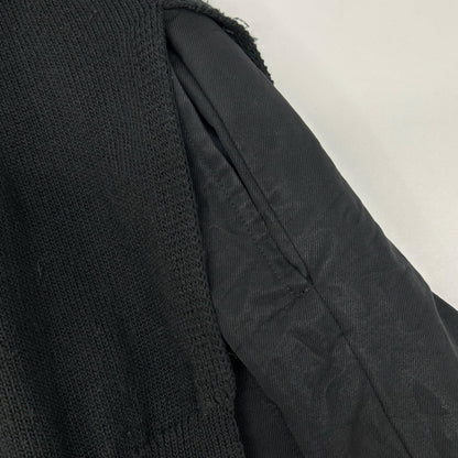 BLACKCOMMEdesGARCONS 21AW Paneled Knit Dress Black Size M