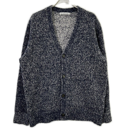 ACNE STUDIOS Cashmere Knit Cardigan Navy Wool Size M