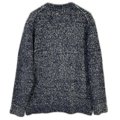 ACNE STUDIOS Cashmere Knit Cardigan Navy Wool Size M
