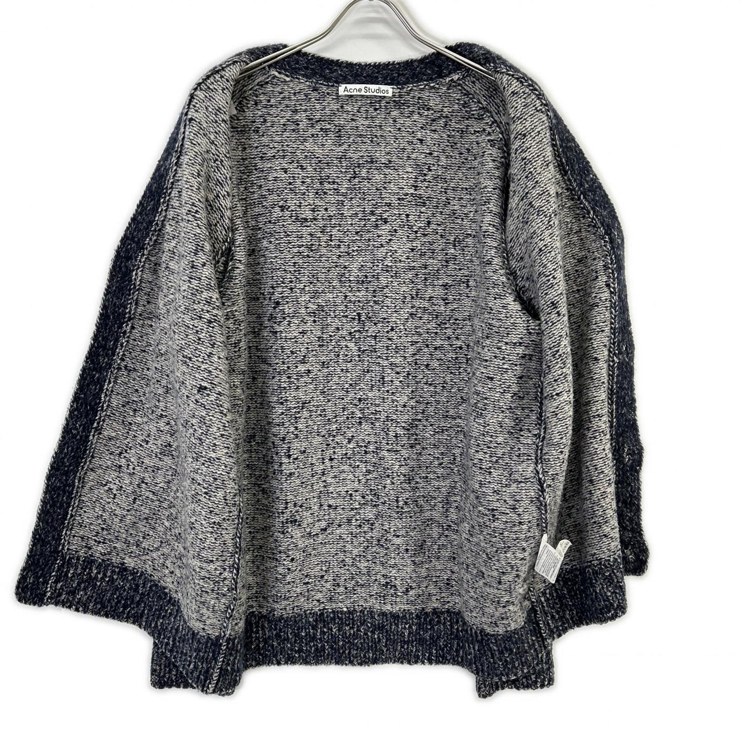 ACNE STUDIOS Cashmere Knit Cardigan Navy Wool Size M