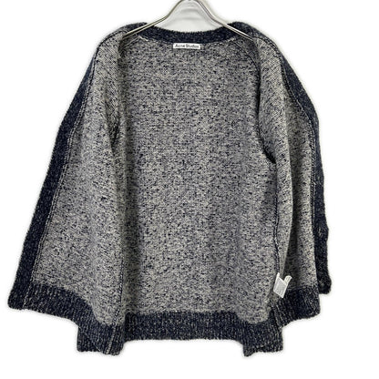ACNE STUDIOS Cashmere Knit Cardigan Navy Wool Size M