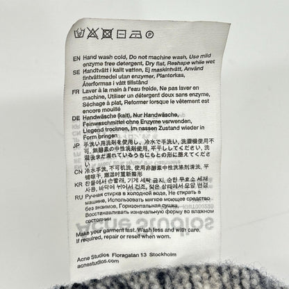ACNE STUDIOS Cashmere Knit Cardigan Navy Wool Size M
