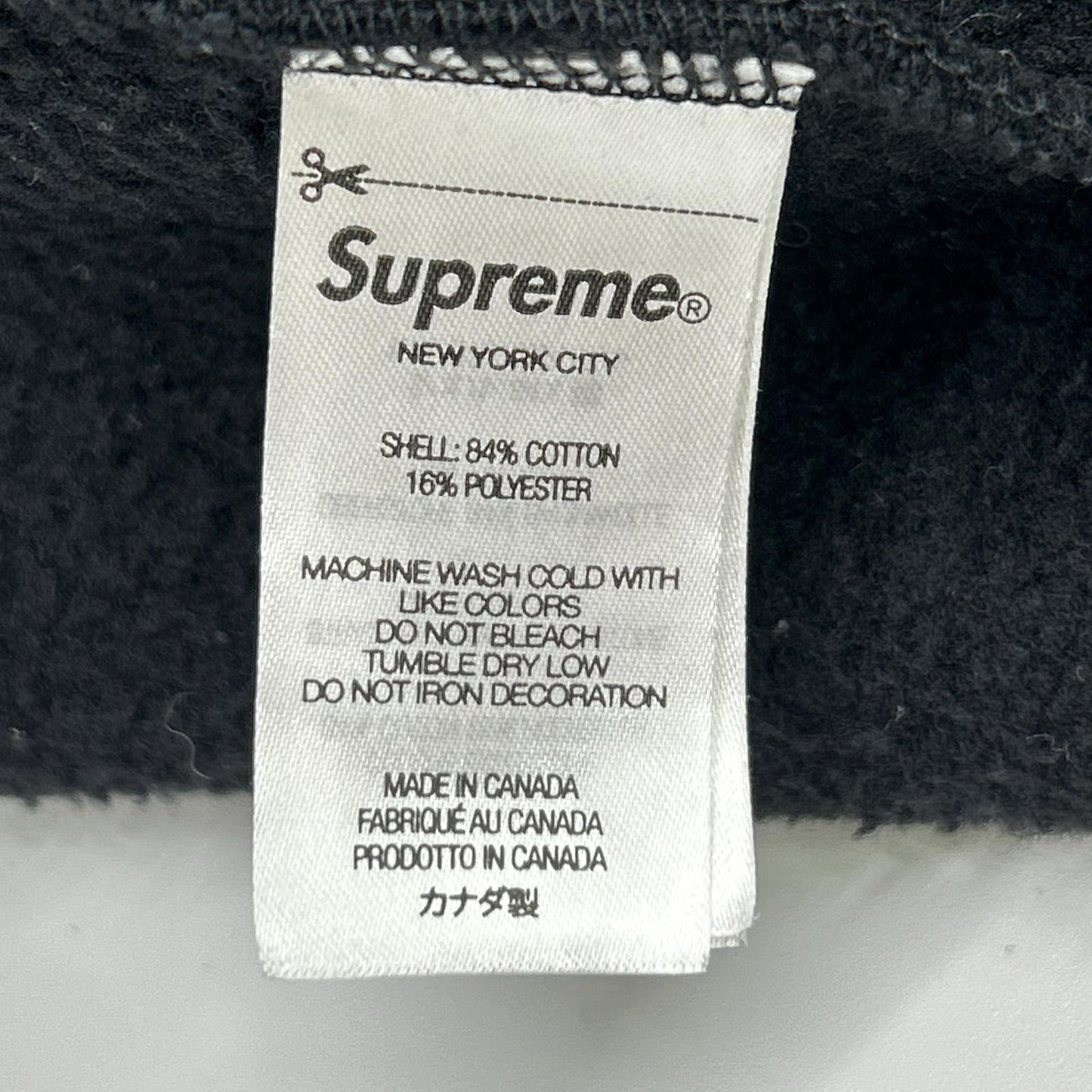 Supreme 24AW Small Box Hooded Jacket Black Size XL