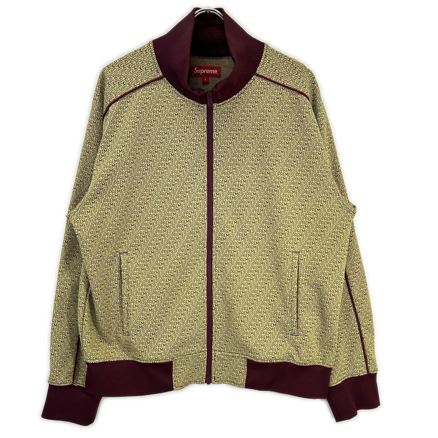 Supreme 22SS Repeat Track Jacket Olive Polyester Size L