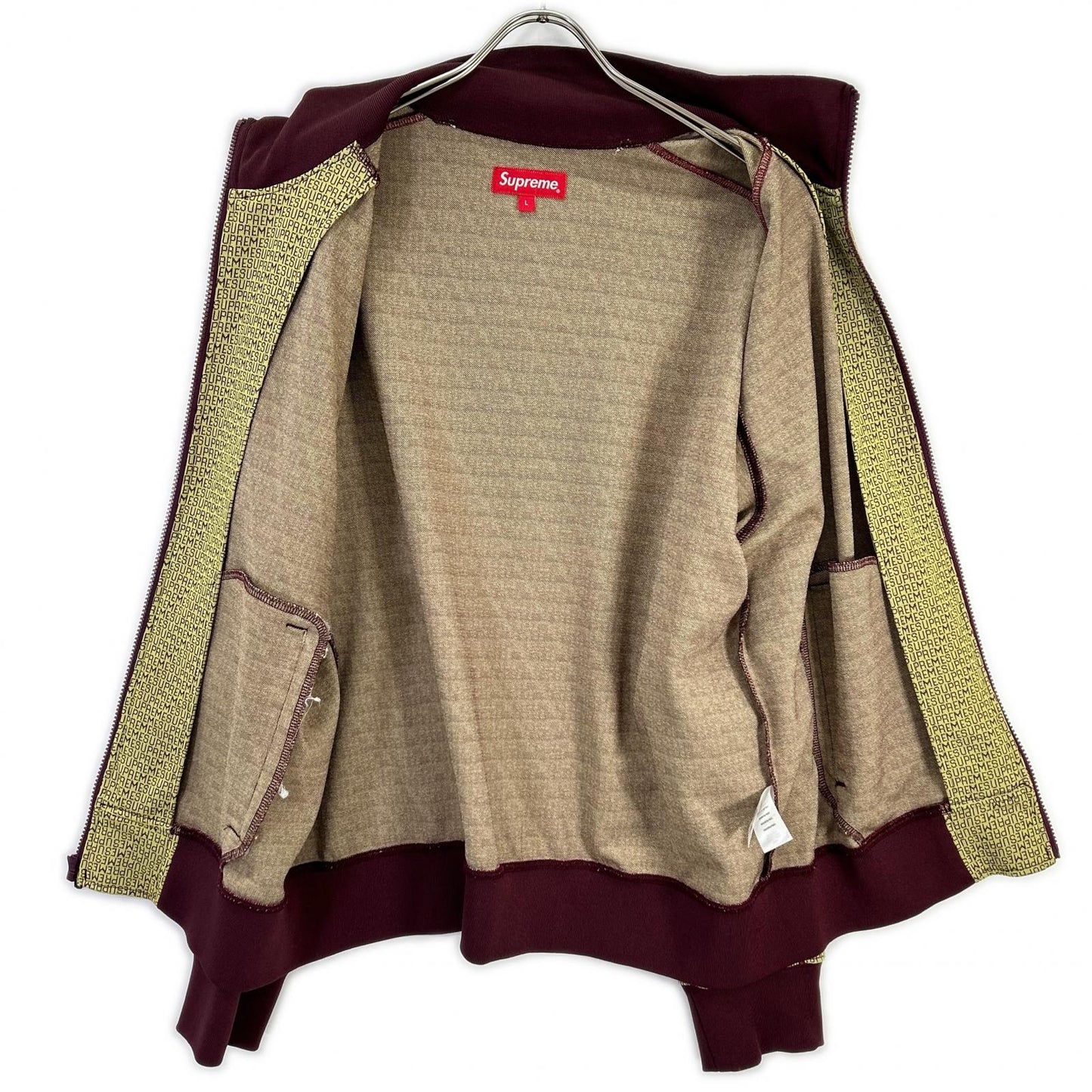 Supreme 22SS Repeat Track Jacket Olive Polyester Size L