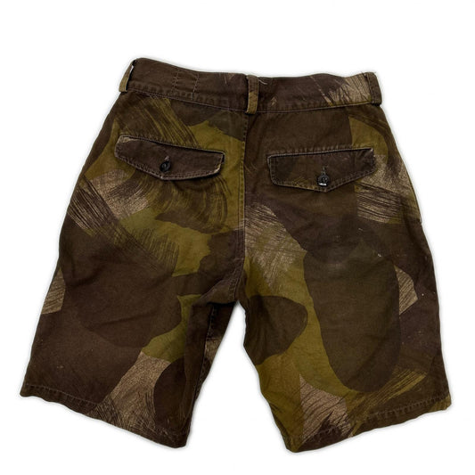 THE REAL MCCOY'S Multi Brushstroke Army Shorts Size