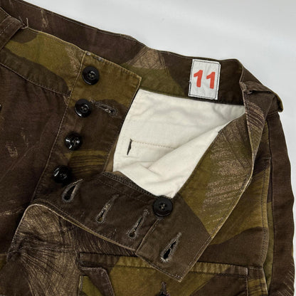 THE REAL MCCOY'S Multi Brushstroke Army Shorts Size