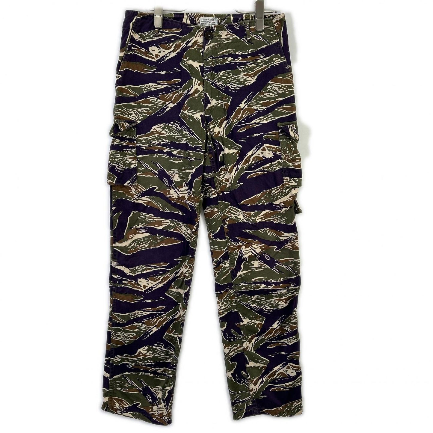 THE REAL MCCOY'S Multi Tiger Camo Cargo Pants Size W28-30
