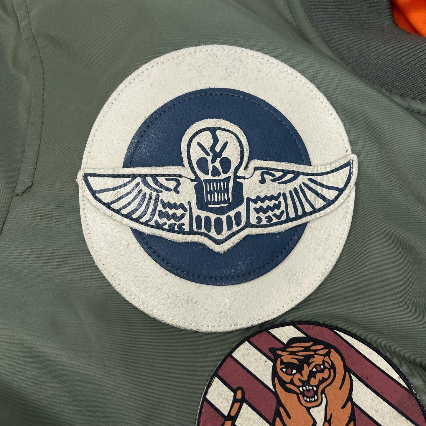AVIREX Top Gun MA-1 Flight Jacket Green Size XL