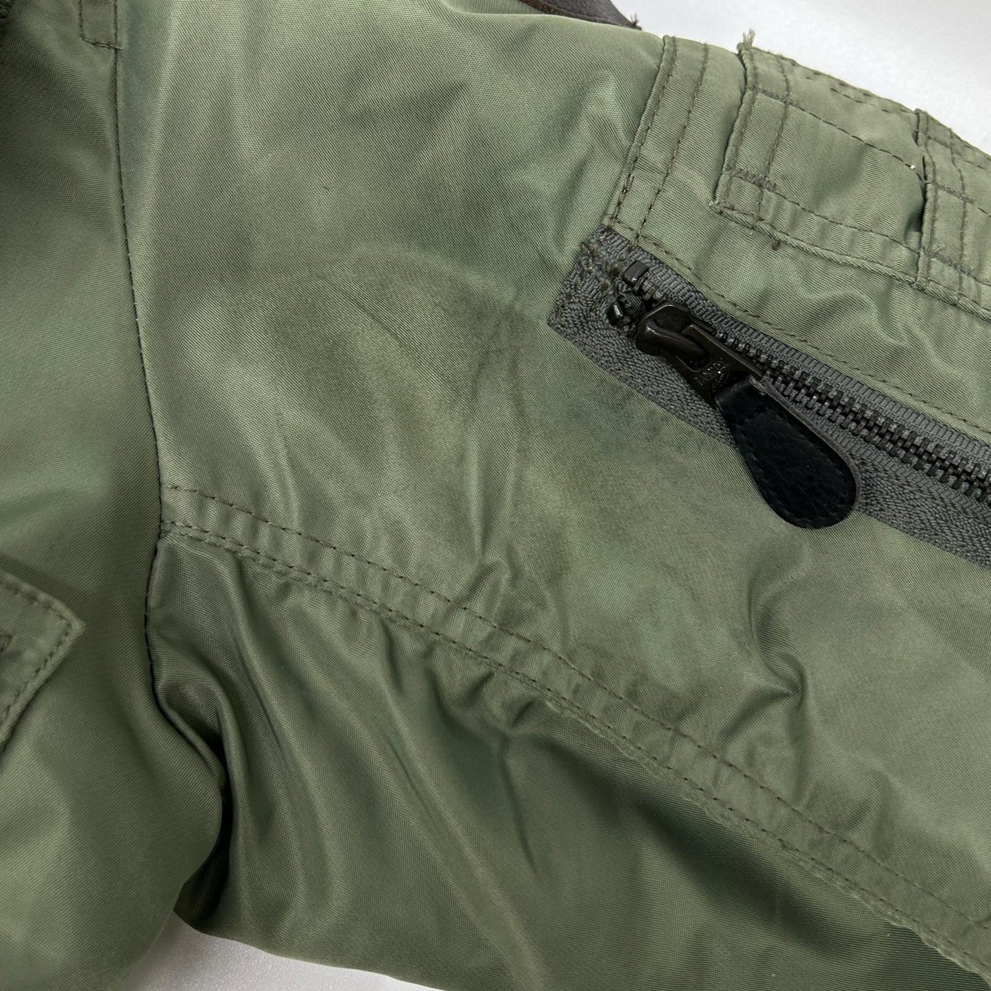 AVIREX Top Gun MA-1 Flight Jacket Green Size XL