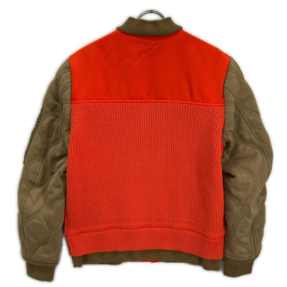 DIESEL K-OHIO Knit Panel Flight Jacket Multi Size S