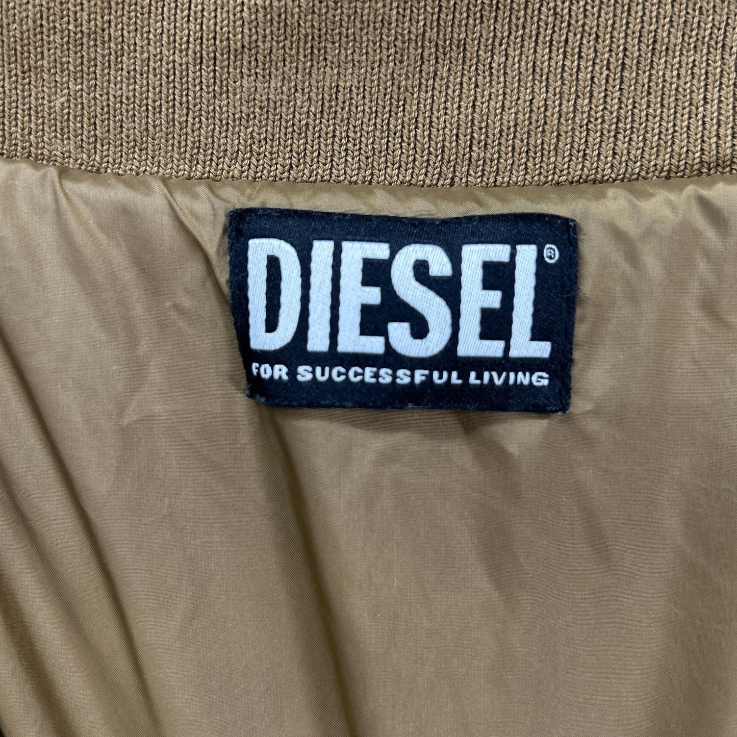 DIESEL K-OHIO Knit Panel Flight Jacket Multi Size S