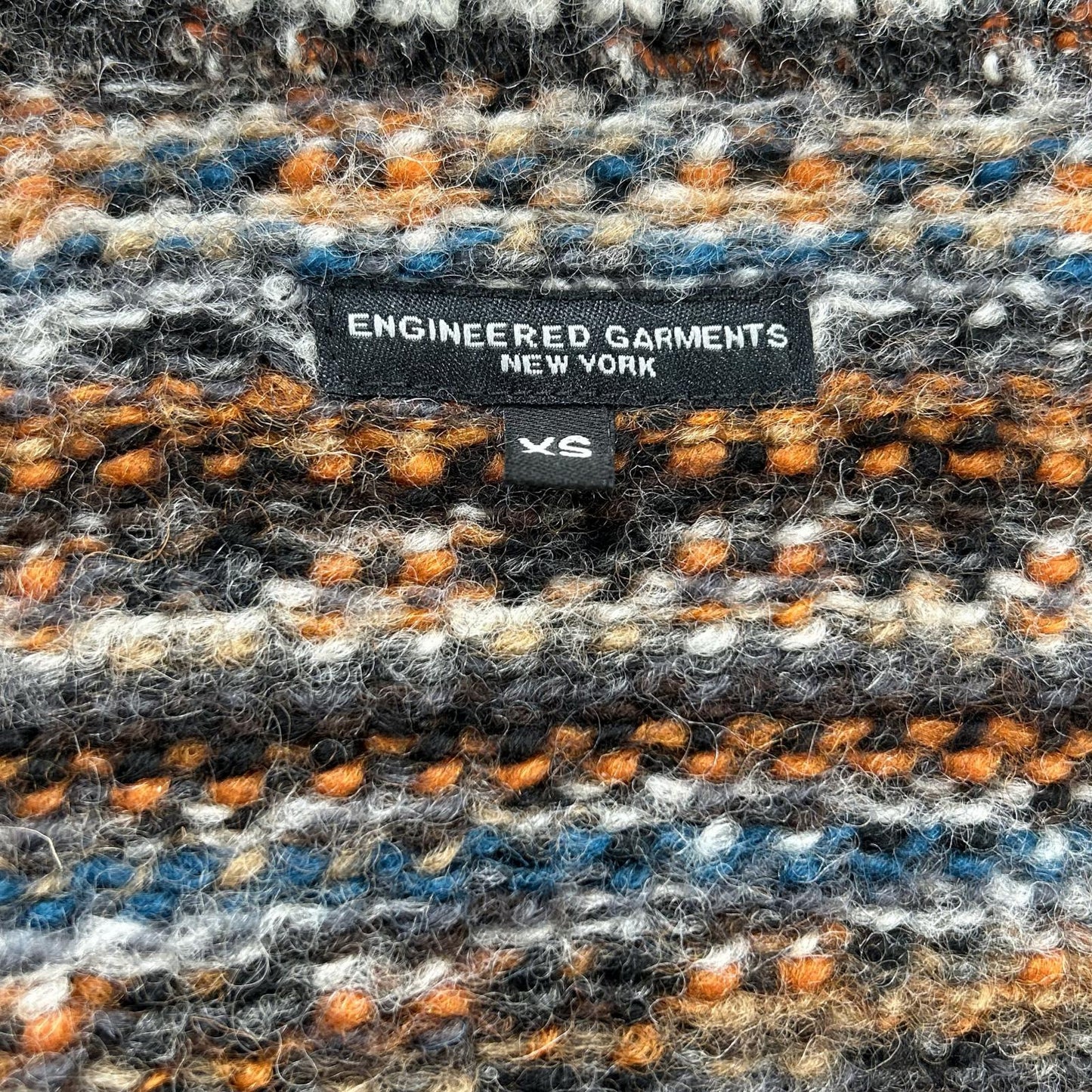 Engineered Garments Elbow Patch Belted Cardigan Brown Size M