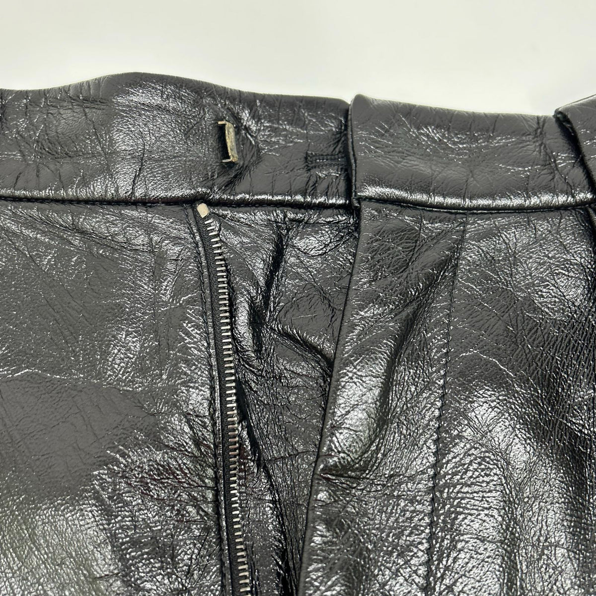 GIVENCHY Lamb Leather Pants Black Size 48