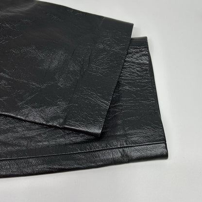 GIVENCHY Lamb Leather Pants Black Size 48