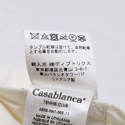 CASABLANCA 23SS School Of Beautiful Embroidered Cap Size O/S