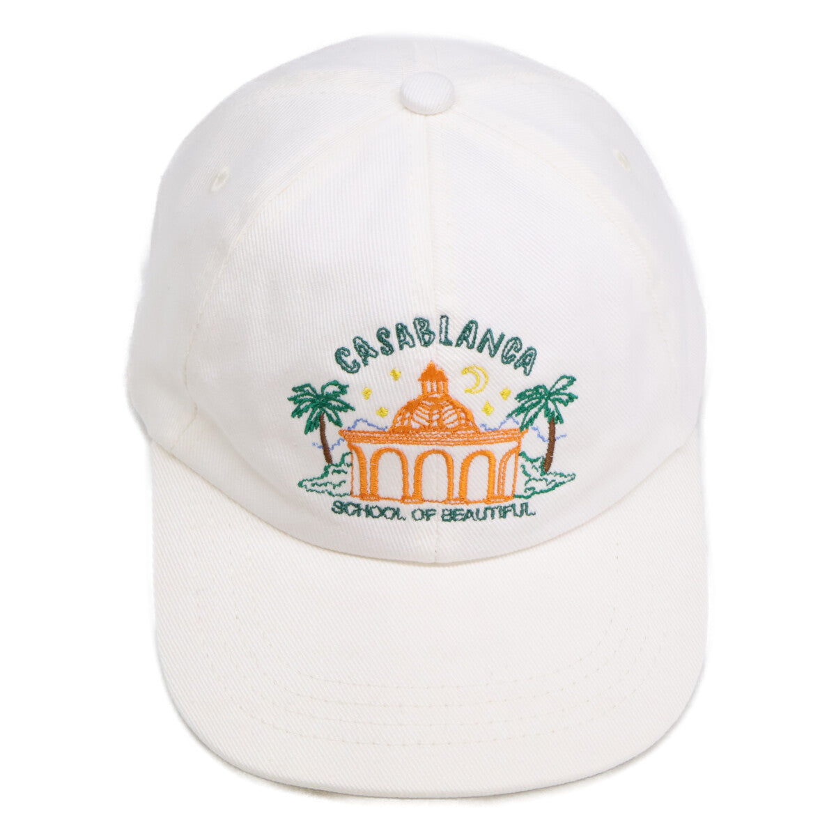 CASABLANCA 23SS School Of Beautiful Embroidered Cap Size O/S