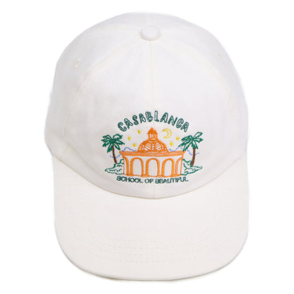 CASABLANCA 23SS School Of Beautiful Embroidered Cap Size O/S