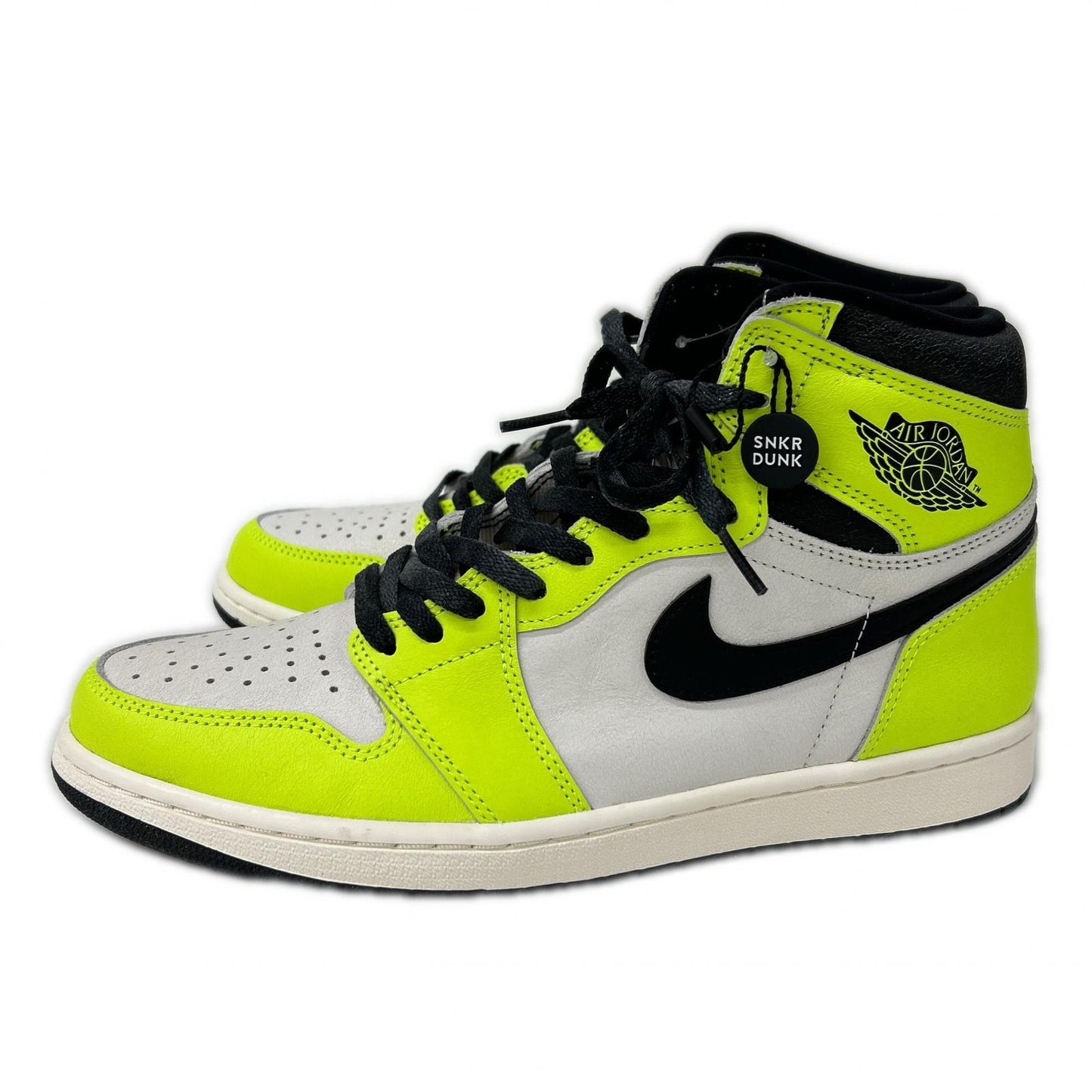 NIKE Air Jordan 1 Retro High OG Volt Sneakers Size 28.5