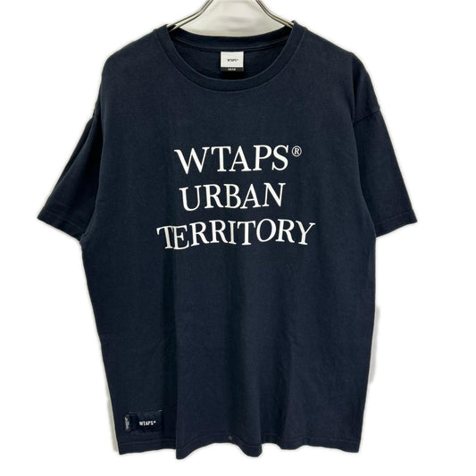 WTAPS WUT SS Printed T-Shirt Navy Size X02