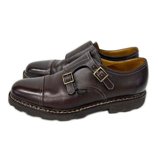 Paraboot William Double Monk Strap Boots Size 9