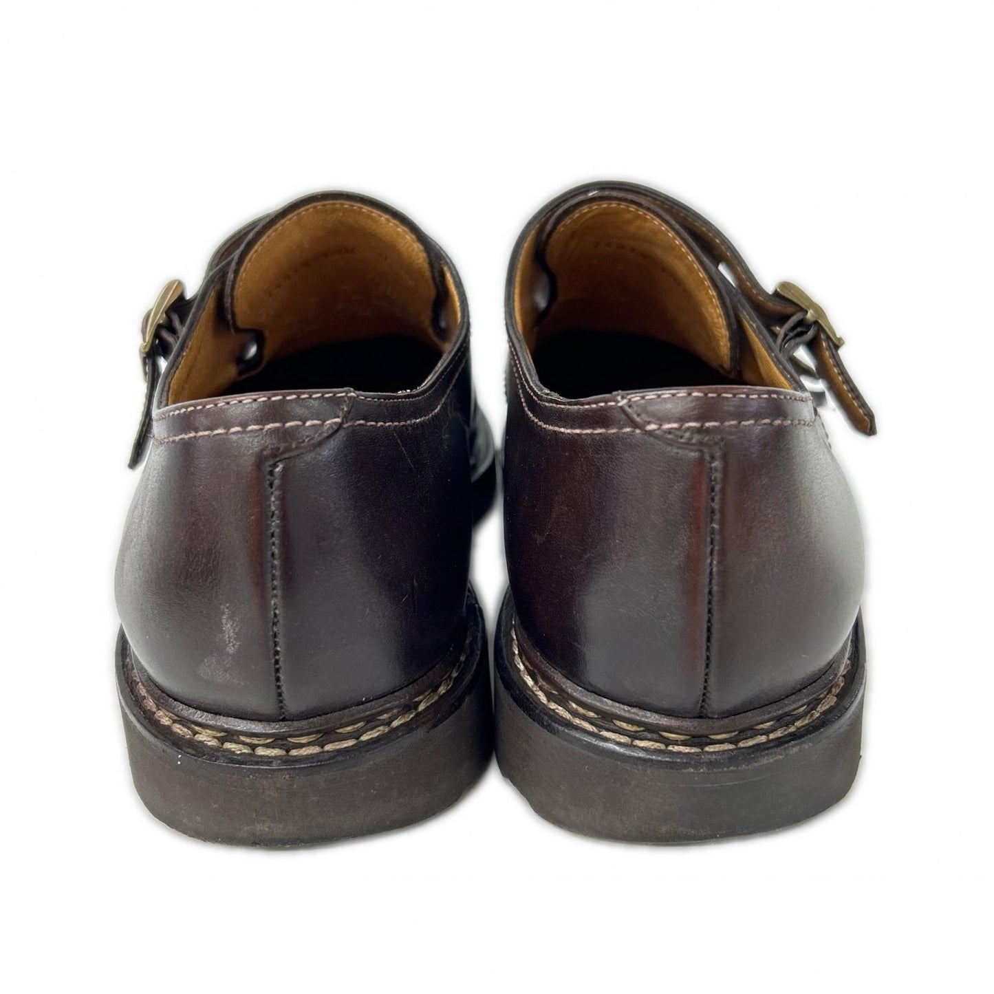 Paraboot William Double Monk Strap Boots Size 9