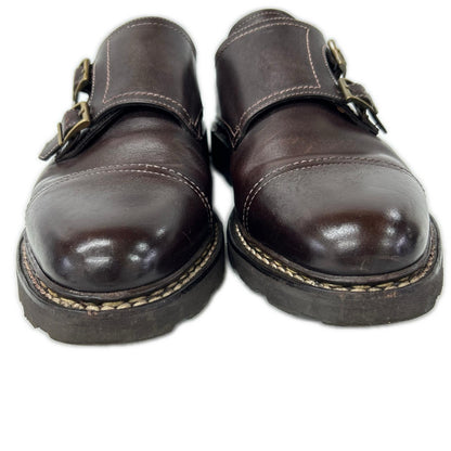 Paraboot William Double Monk Strap Boots Size 9