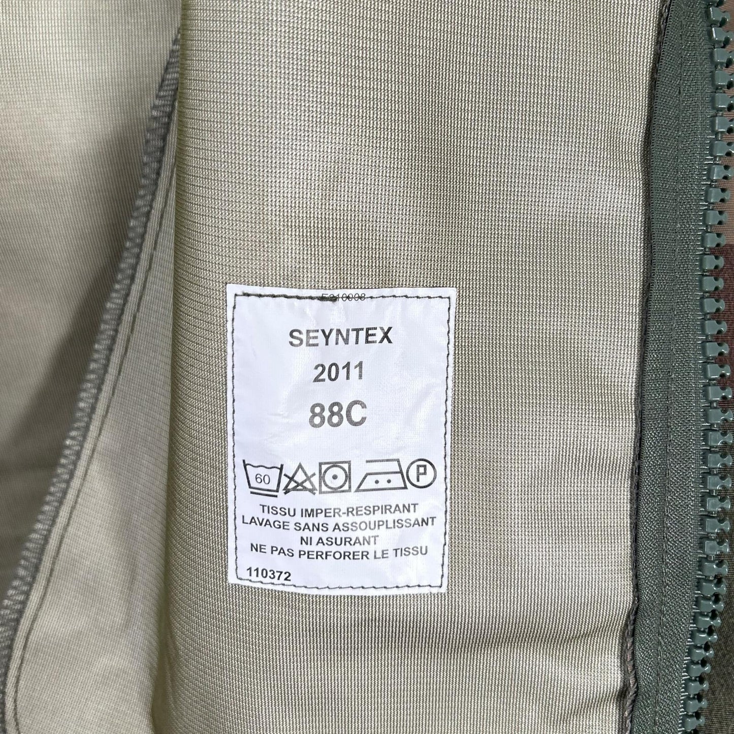 FRENCH MILITARY 00s Seyntex CCE Waterproof Jacket Size L